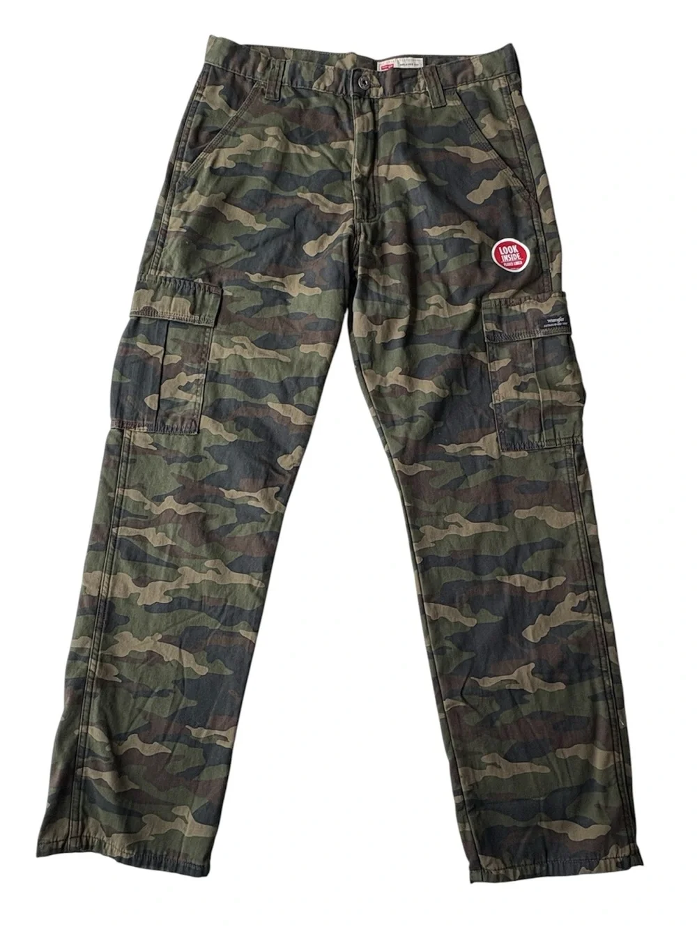 Wrangler Camo Fleece Lined Cargo Pants